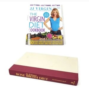 The Virgin Diet and Dr. Kellyann Petrucci Bone Broth Diet Cookbook Bundle